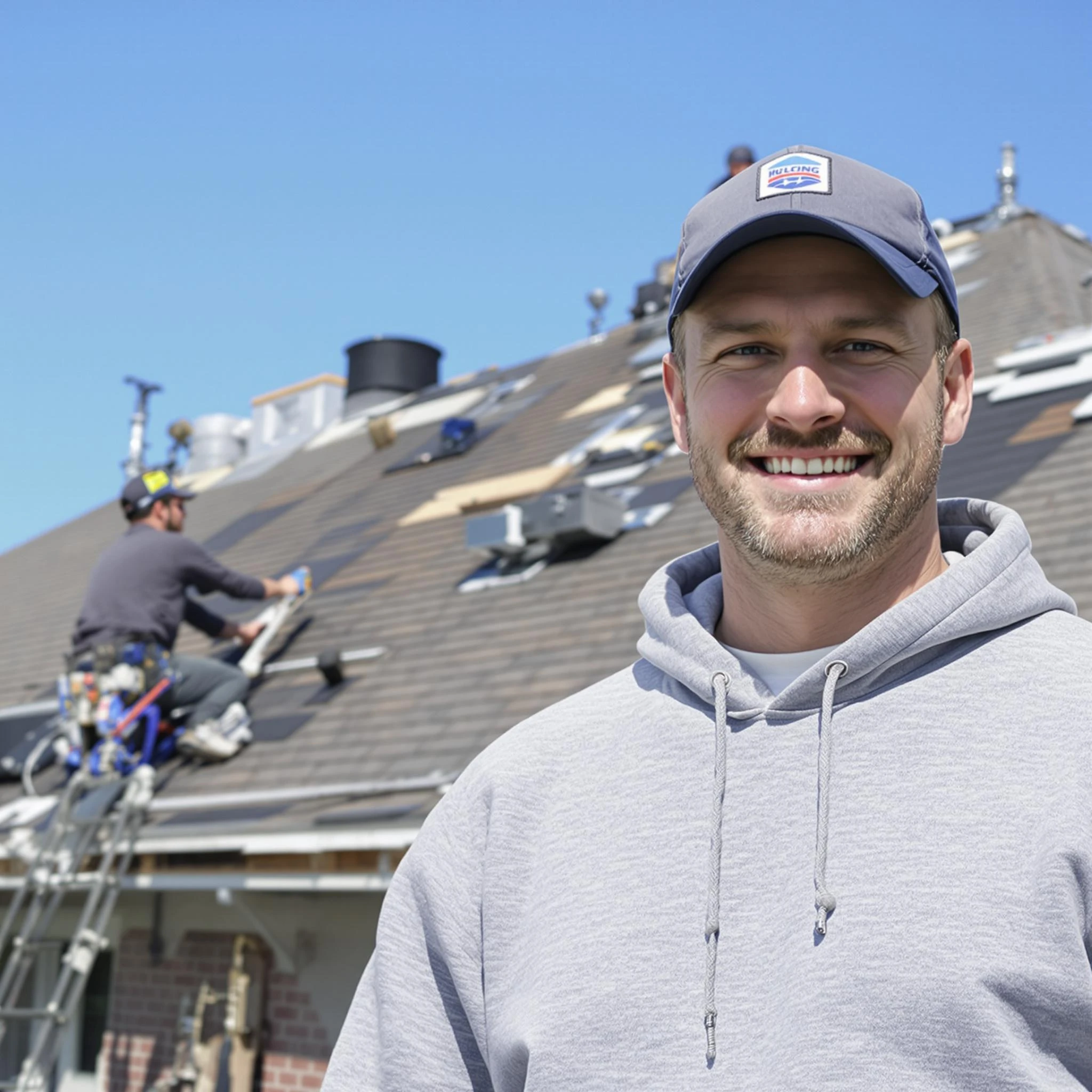 The Lakewood Roofing Company team.